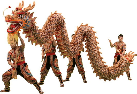 Dragon de la danza china